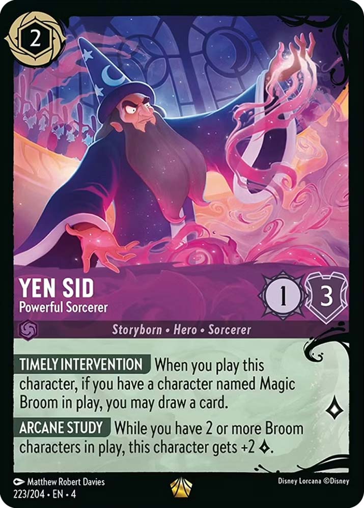 Yen Sid Powerful Sorcerer con bordo speciale